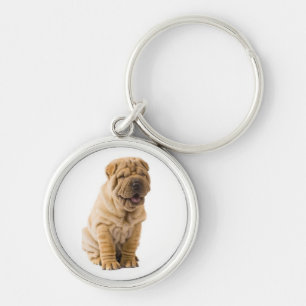 Porte-clés Chien Puppy Shar Pei Chinois Amour