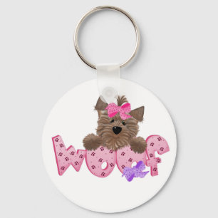 Porte-clés Chien rose de Woof