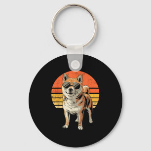 Porte-clés Chien Shibas Fiers Cool Hommes Femmes Propriétaire