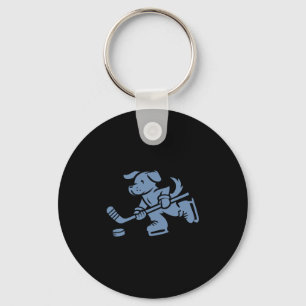 Porte-clés Chien Silhouette Golden Retriever Labrador Hockey