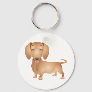 Porte-clés Chien Teckel Mignon