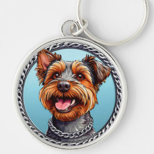 Porte-clés 🐶 Chien Térrier Mignon Pour Quotidien 🐶