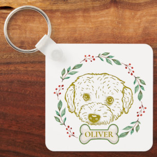 Porte-clés Chien Westiepoo Personnalisé