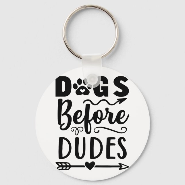 Porte-clés Chiens avant les mecs (Recto)