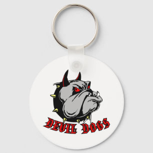 Porte-clés Chiens de diable de bouledogue