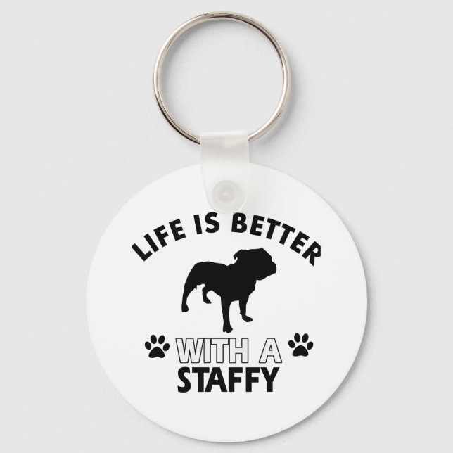 Porte-clés Chiens de races robustes (Recto)