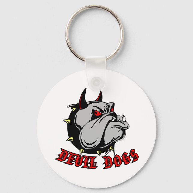 Porte-clés Chiens diaboliques Bulldog (Recto)