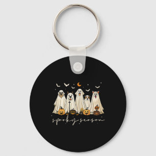Porte-clés Chiens Fantômes Joyeux Halloween Saison Éffrayante