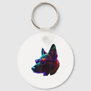 Porte-clés Chiens Malinois belges Malinois