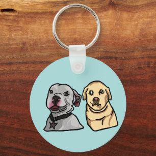 Porte-clés Chiens Mignons Mèmes