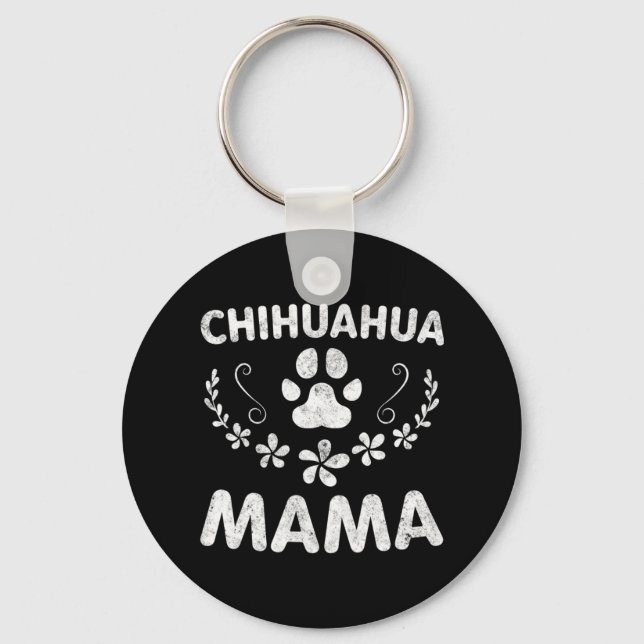 Porte-clés Chihuahua Mama (Recto)