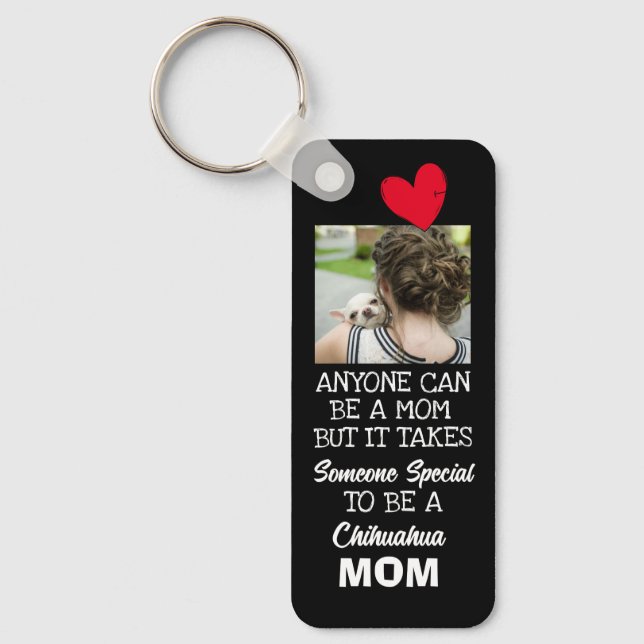 Porte-clés Chihuahua...Meilleure maman Porte - clé double fac (Recto)