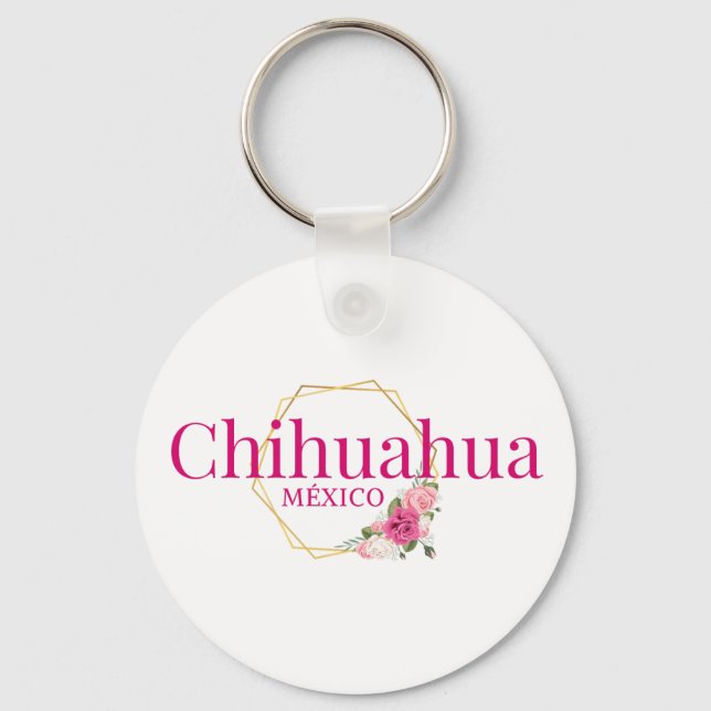 Porte-clés Chihuahua Mexique Voyage Destination Bridesmaid (Recto)