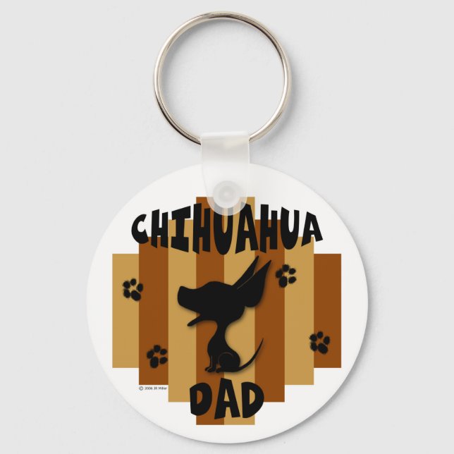 Porte-clés Chihuahua Papa Porte - clé (Recto)