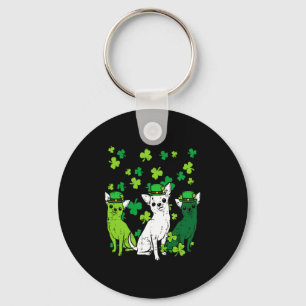 Porte-clés Chihuahuas Saint-Patrick Hommes Femmes