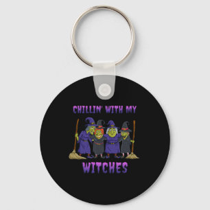 Porte-clés Chillin avec mes sorcières Halloween amusant
