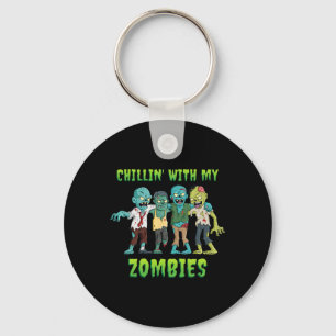 Porte-clés Chillin Avec Mes Zombies Halloween Garçons Enfants