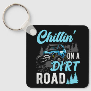 Porte-clés Chillin' Sur Un Chemin Dirt Utv Utilitaire Véhicul