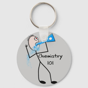 Porte-clés Chimie 101 Stickman Design Dons Amusants