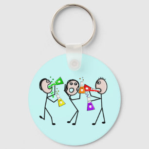 Porte-clés Chimie/Chimistes Cadeaux Personnages en allumettes
