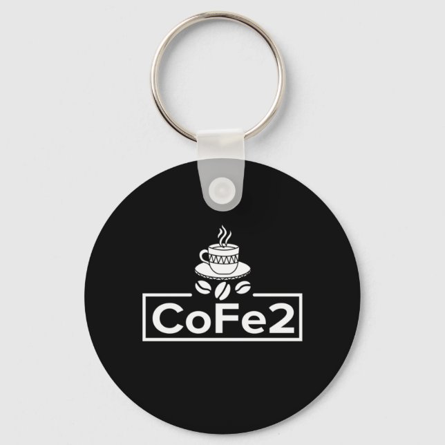 Porte-clés Chimie Enseignant Louveur de café (Recto)