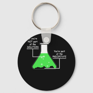 Porte-clés Chimie Tee Si vous ne faites pas partie de la solu