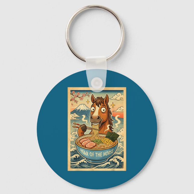 Porte-clés Chinese New Year 2026 Of The Horse Ramen Lunar New (Recto)