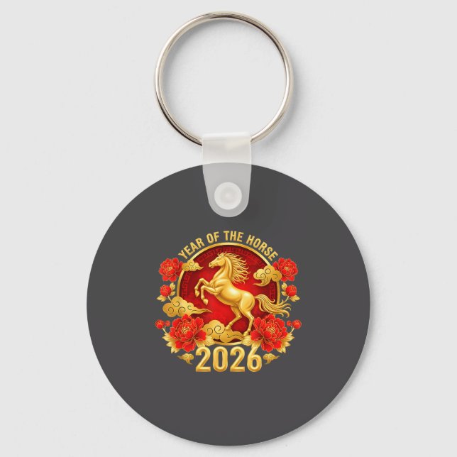 Porte-clés Chinese New Year 2026 Year Of The Horse  (Recto)