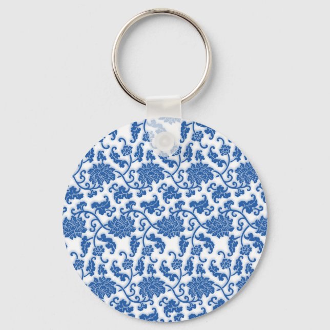 Porte-clés Chinese Porcelain Pattern (Recto)