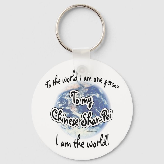 Porte-clés Chinois Shar-pei World 2 Porte - clé (Recto)