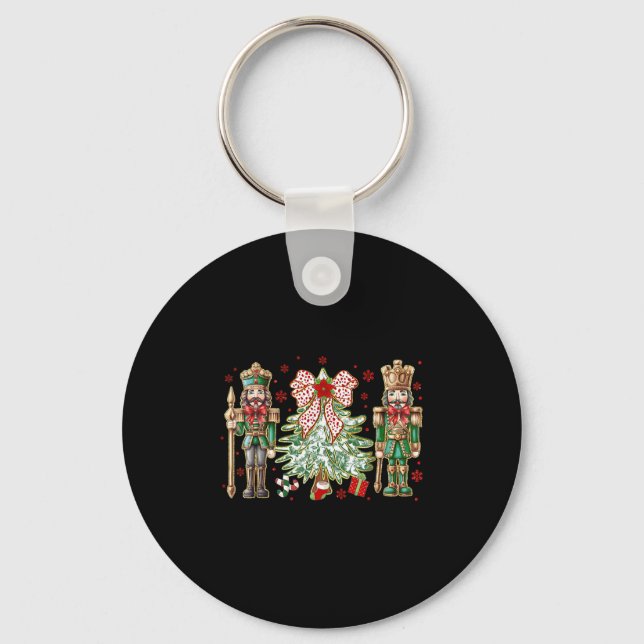 Porte-clés Chinoiserie Noisette de Noël Arbre de Noël Co (Recto)