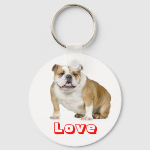 Porte-clés chiot Bouledogue Anglais