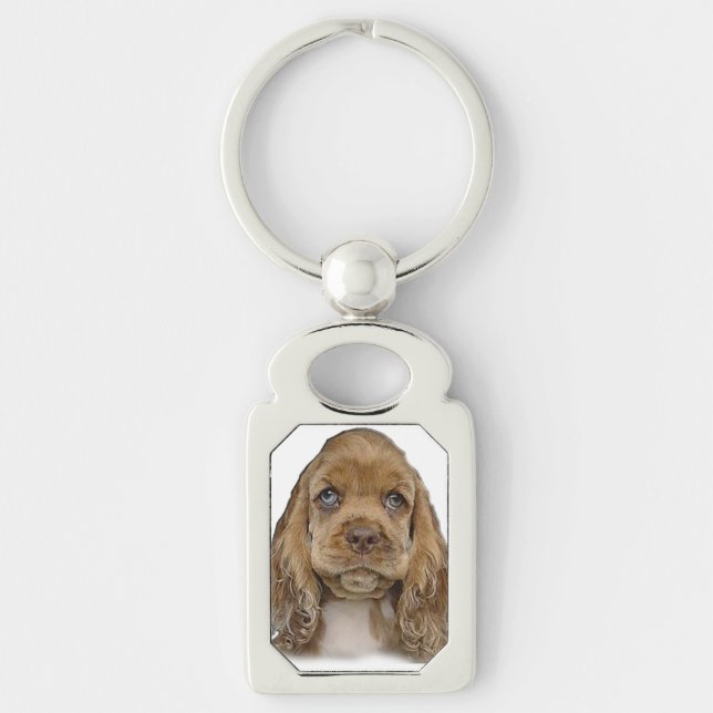 Porte-clés Chiot Cocker Spaniel    (Devant)