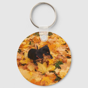 Porte-clés Chiot de Dachshund