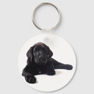 Porte-clés Chiot de récupération Black Labrador