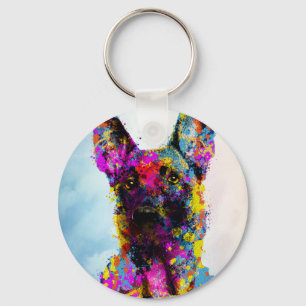 Porte-clés Chiot malinois - Berger belge - Mechelaar