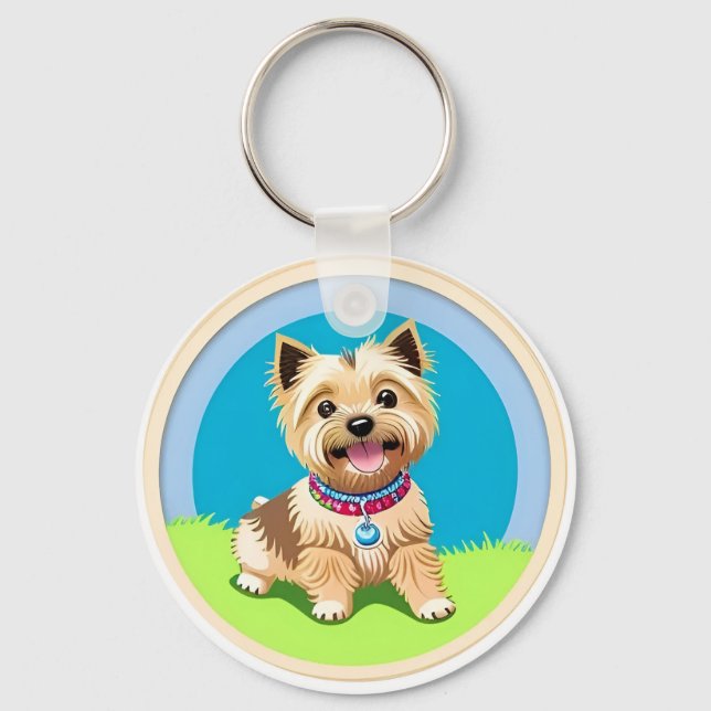 Porte-clés 🐶 Chiot Mignon Pour Utilisation Quotidienne 🐶 (Recto)