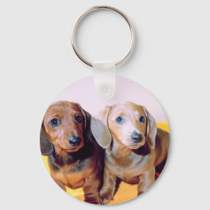 Porte-clés Chiots de Dachsund