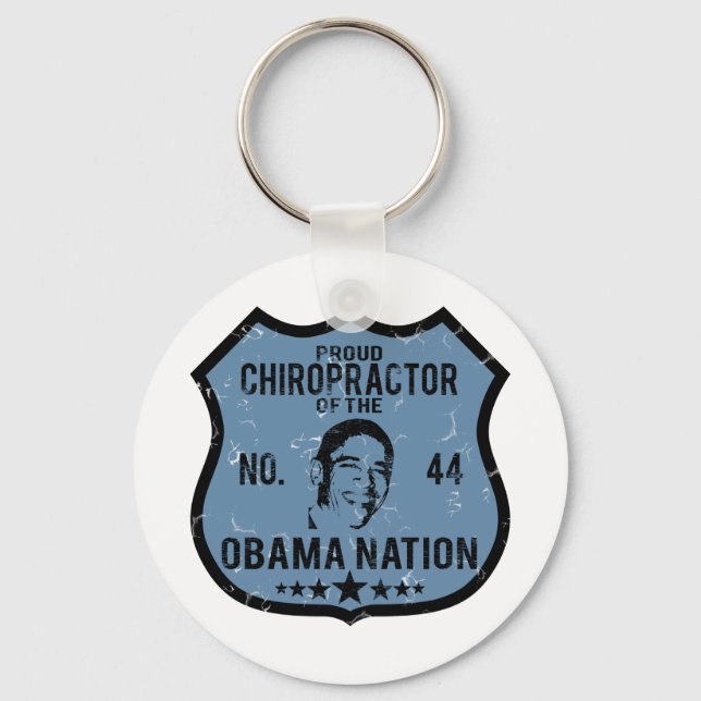 Porte-clés Chiropractor Obama Nation (Recto)