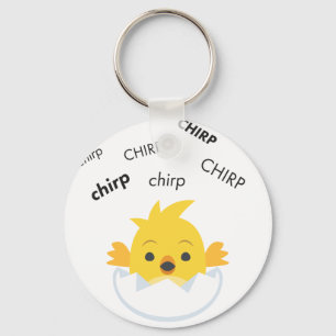 Porte-clés Chirp Hatching Chick Cute Emoji