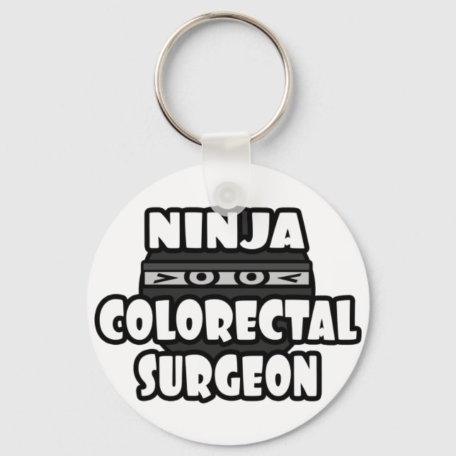 Porte-clés Chirurgien colorectal de Ninja (Recto)