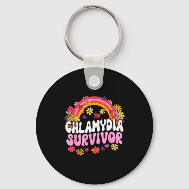 Porte-clés Chlamydia Survivor Funny Graphic  (Recto)