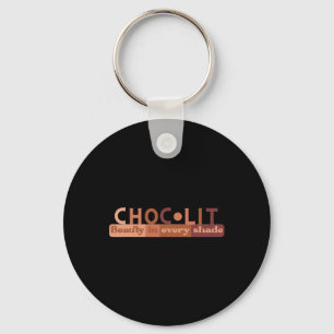 Porte-clés Choclit Brown sucre Babe Afro Reine Afrique Amériq