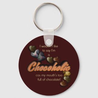 Porte-clés Chocoholique