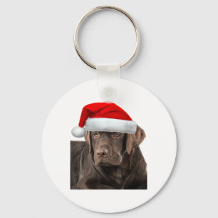 Porte-clés Chocolat Lab Chemise Labrador Retriever Chien Chri