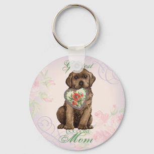 Porte-clés Chocolat Lab Heart Maman