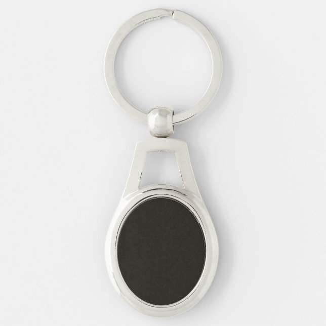 Porte-clés Chocolat noir (uni) 	 (Devant)