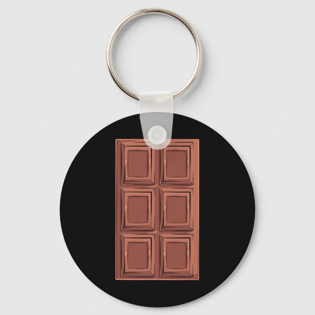 Porte-clés Chocolate Bar S'mores Costume Group Camping (Recto)