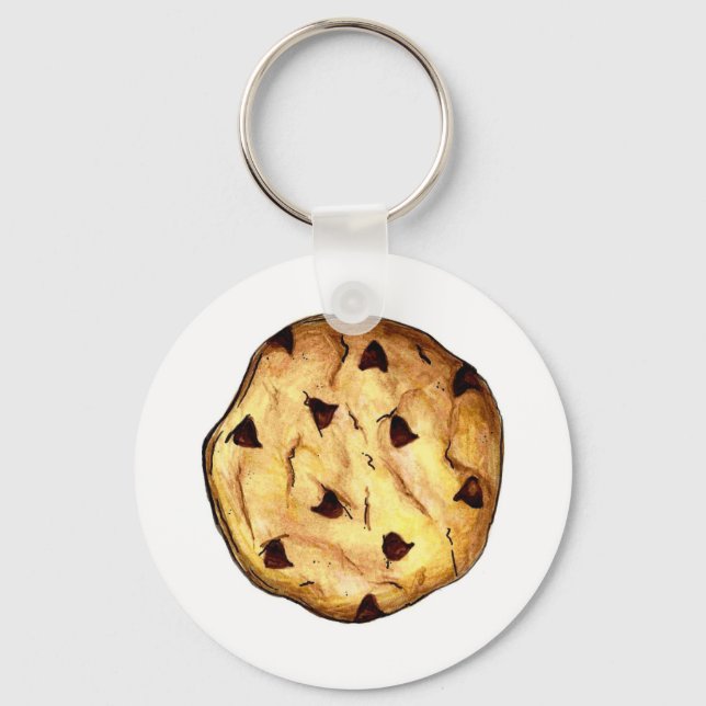 Porte-clés Chocolate Chip Cookie Cookies Foodie Keychain (Recto)