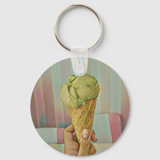 Porte-clés Chocolate ice cream (Recto)